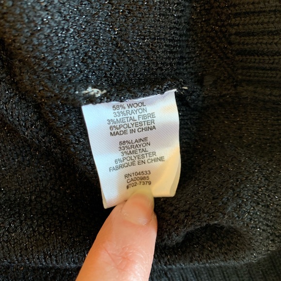 *SOLD* Nanette Lepore Prankster Pullover Black Sz XS - Picture 5 of 8